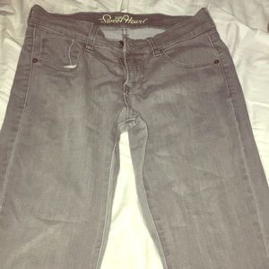 Old Navy Gray jeans- sweetheart fit (size 0)